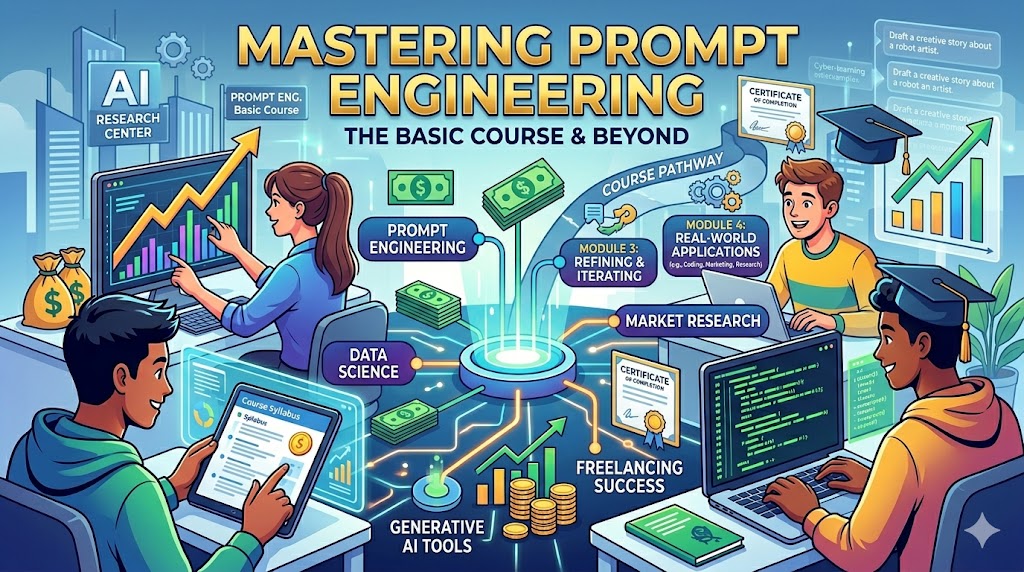 Prompt Engineering Basic Course: Complete Beginner’s Guide to AI Prompts